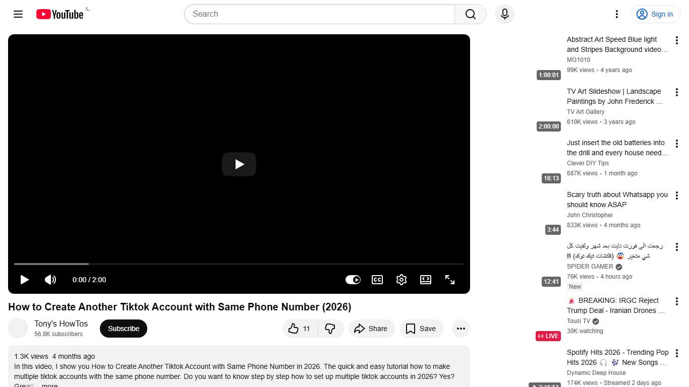 How to Create Another Tiktok Account with Same Phone Number (2026) - YouTube